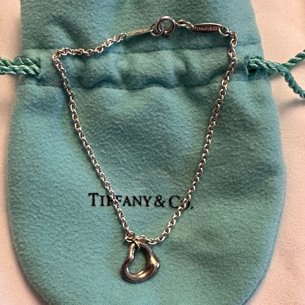 Tiffany & Co Elsa Peretti open heart bracelet